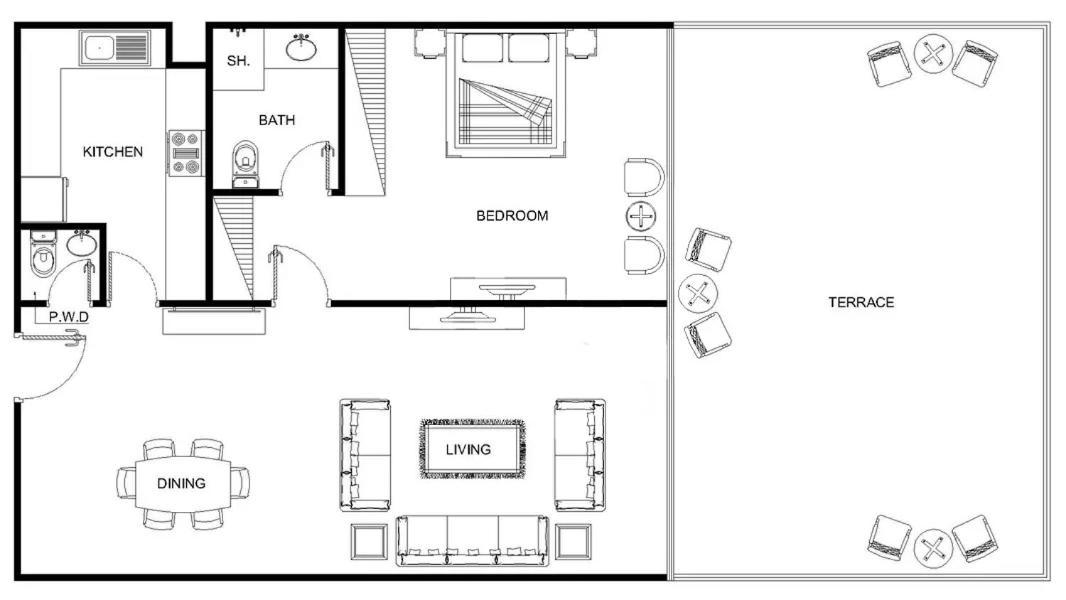LUX - Opulent Island Suite 3 Dubai Exterior foto